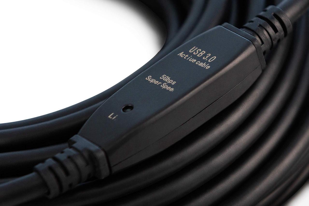 Alt view image 4 of 5 - MutecPower 32 Feet Active USB Extension Cable 3.0 Male to Female with 2 Extension chipset Signal Booster - Active Extension/Repeater Cord 10 Meters / 32 Feet