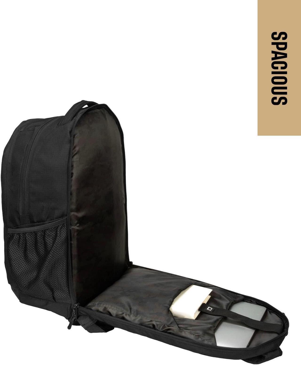 Alt view image 4 of 5 - Dickies Large Laptop Backpack for Men Women, Water Resistant College Computer Bag for School Travel Work, Fits 15.6 Inch Notebook (Black)