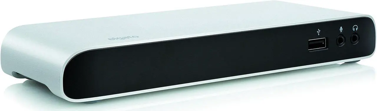 Main image of Elgato Thunderbolt 2 Dock - with 50 cm Thunderbolt Cable, 20Gb/s, 4K Support, 2X Thunderbolt 2, 3X USB 3.0, Audio Input and Output, Gigabit Ethernet, Aluminum Chassis
