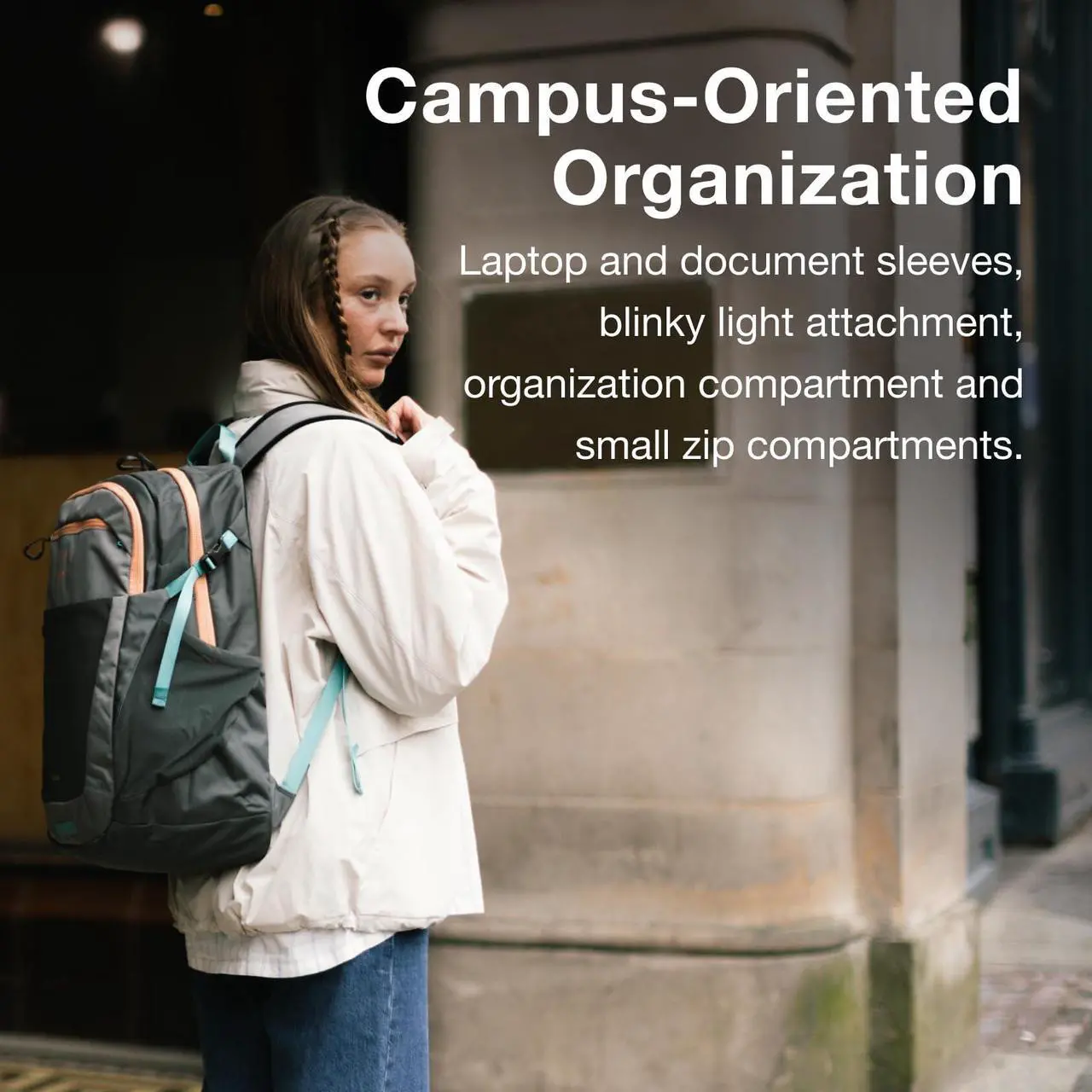 Alt view image 3 of 5 - Osprey Flare Everyday Laptop Backpack, Black