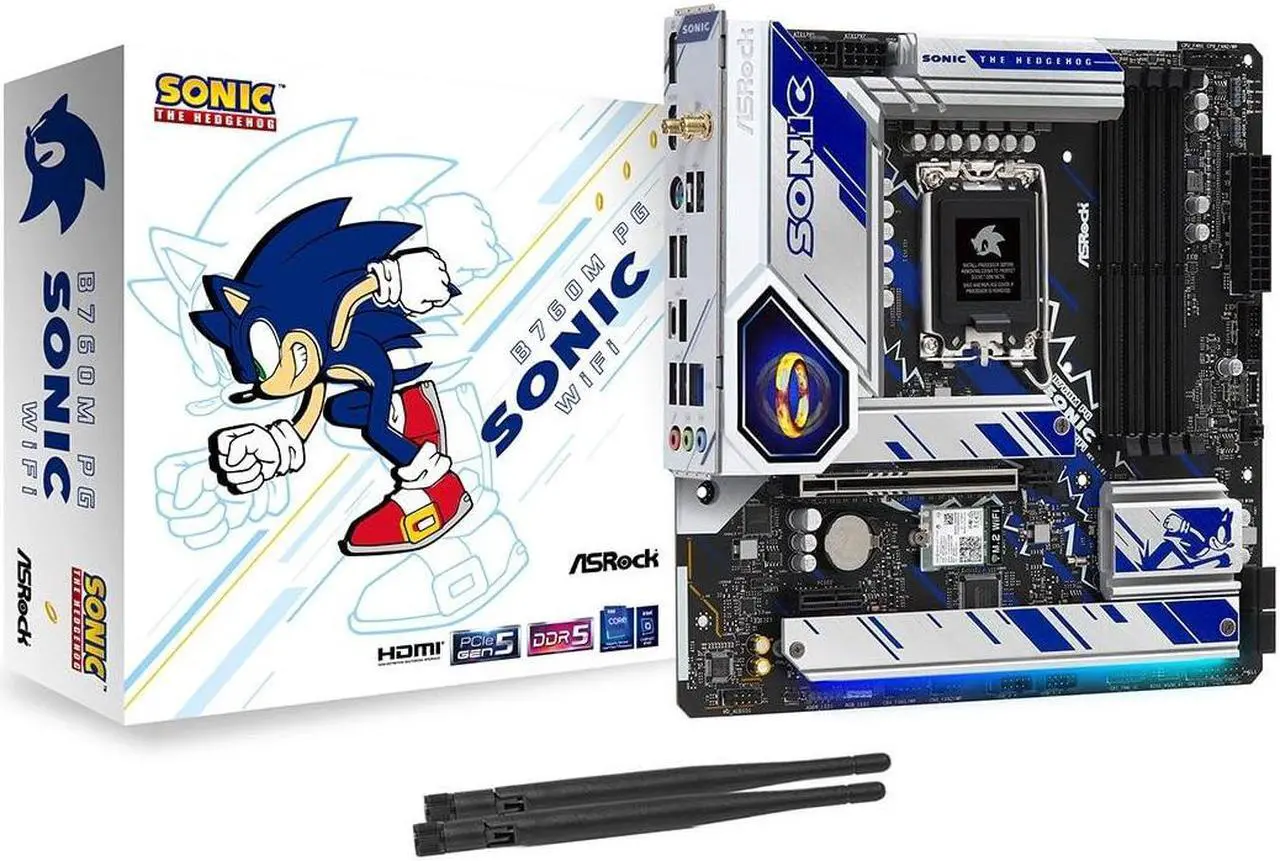Main image of Asrock B760M PG Sonic WiFi Intel B760 LGA 1700 Micro ATX