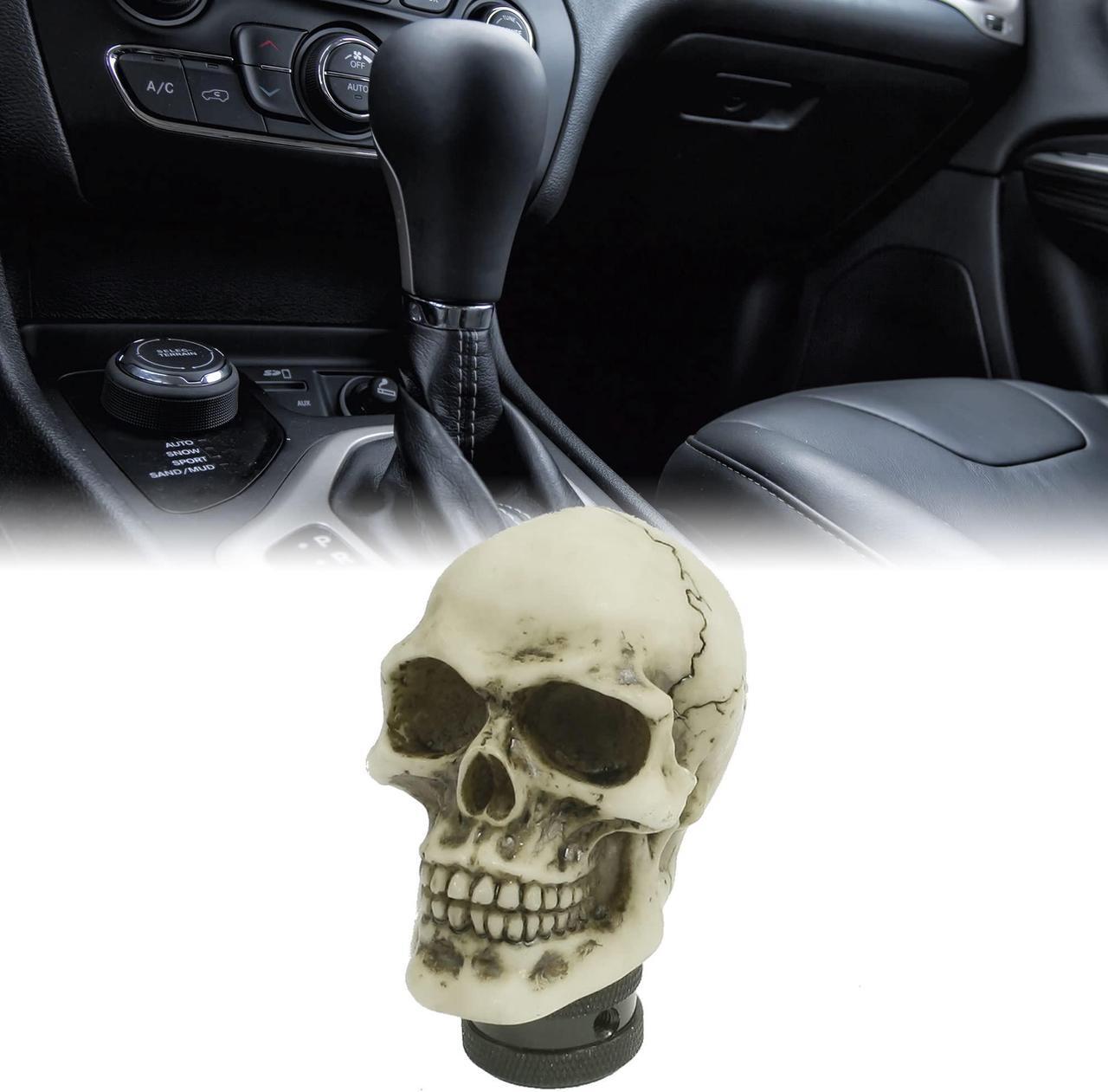 Alt view image 2 of 4 - uxcell Skull Head Shape Gear Shift Knob for Auto Car