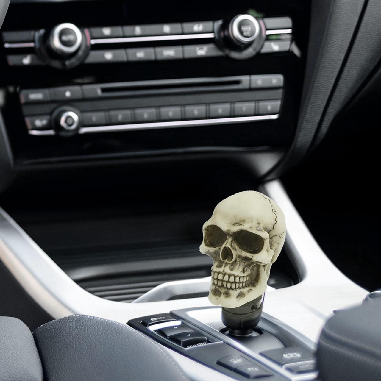 Alt view image 3 of 4 - uxcell Skull Head Shape Gear Shift Knob for Auto Car