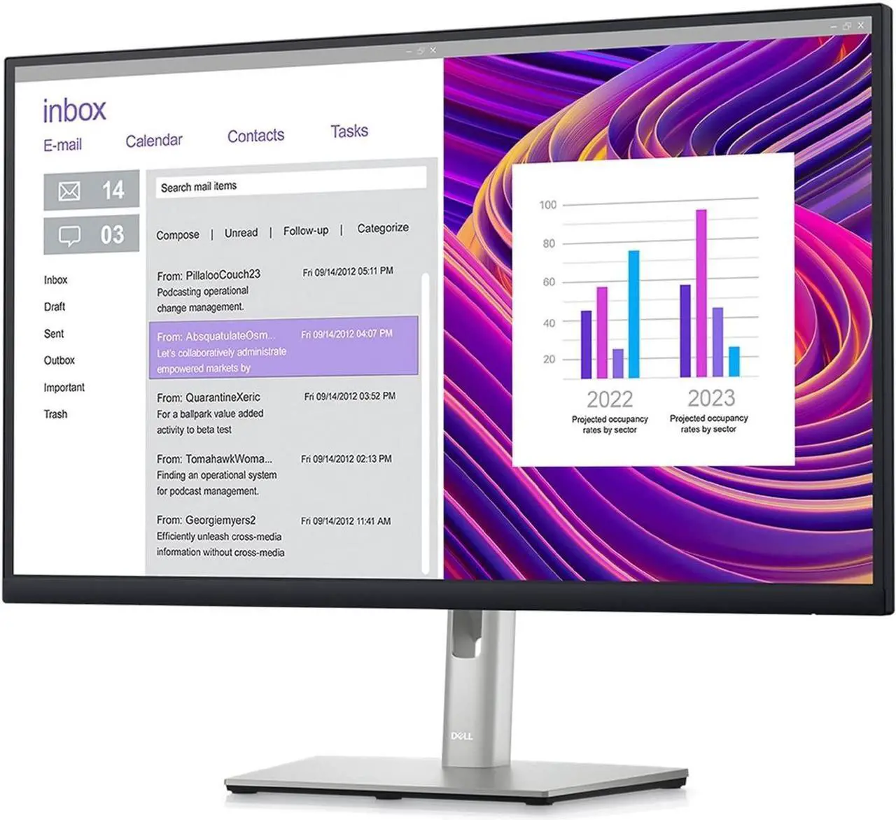 Main image of Dell P2723DE 27" QHD WLED LCD Monitor - 16:9 - Black, Silver