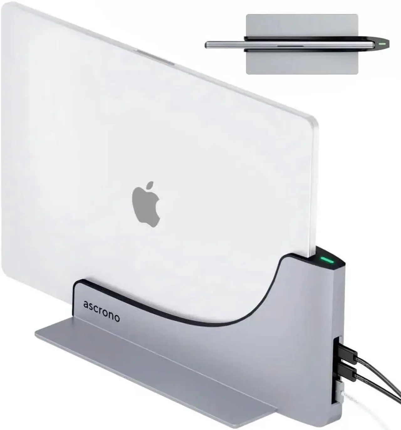 Main image of Ascrono Dock for 15" Apple MacBook Air - Docking Station - Connect Dual Displays with Two Thunderbolt 4 USB-C Ports - Mac Docking Station Hub - Supports MacBook Air 15" (M2 2023 & M3 2024)