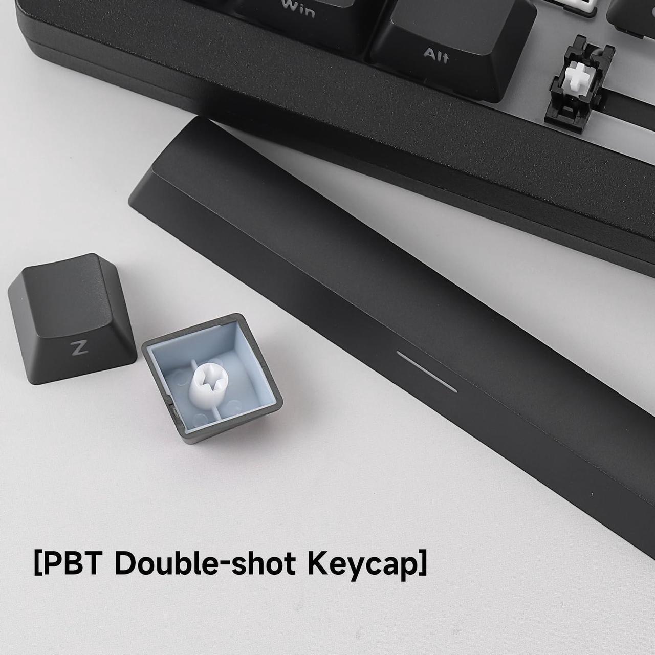 Alt view image 5 of 5 - MONSGEEK M1W V3 VIA Aluminum Mechanical Keyboard 75% RGB Hot-swappable Gaming Keyboard with Knob, 6000 mAH RGB Gradient Black Custom Keyboard with PBT Double Shot Keycaps Rosewood Switch