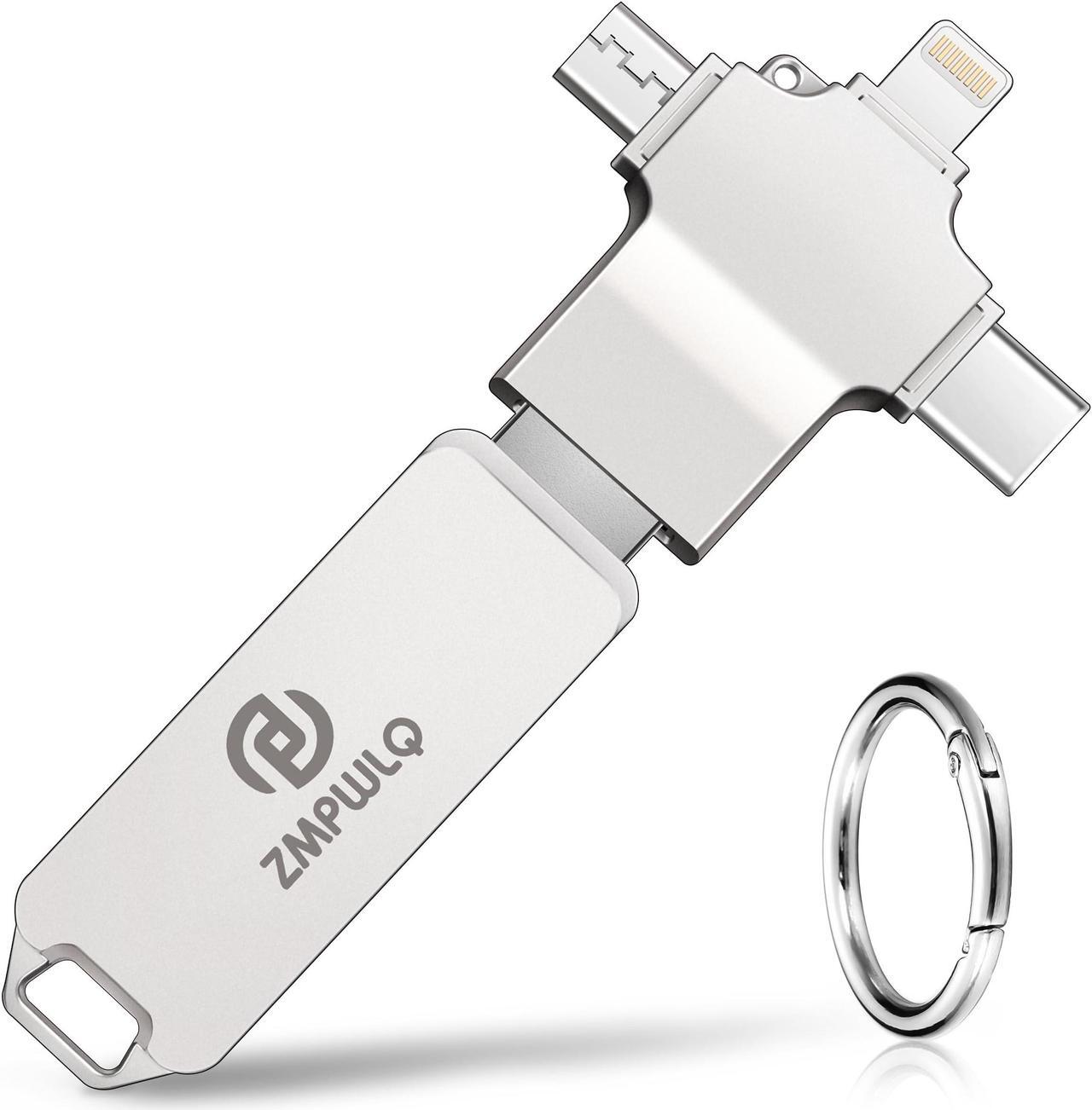 Main image of Photo Stick 256GB-Auto-Secure-Backup-USB-Flash-Drive-Saver-Memory-Stick-Photo-Finder for Phone/iPhone/iPad/Android/PC-4-in-1-Thumb-Drive-External-Storage for All Devices,Backup Photos,Videos,Contacts