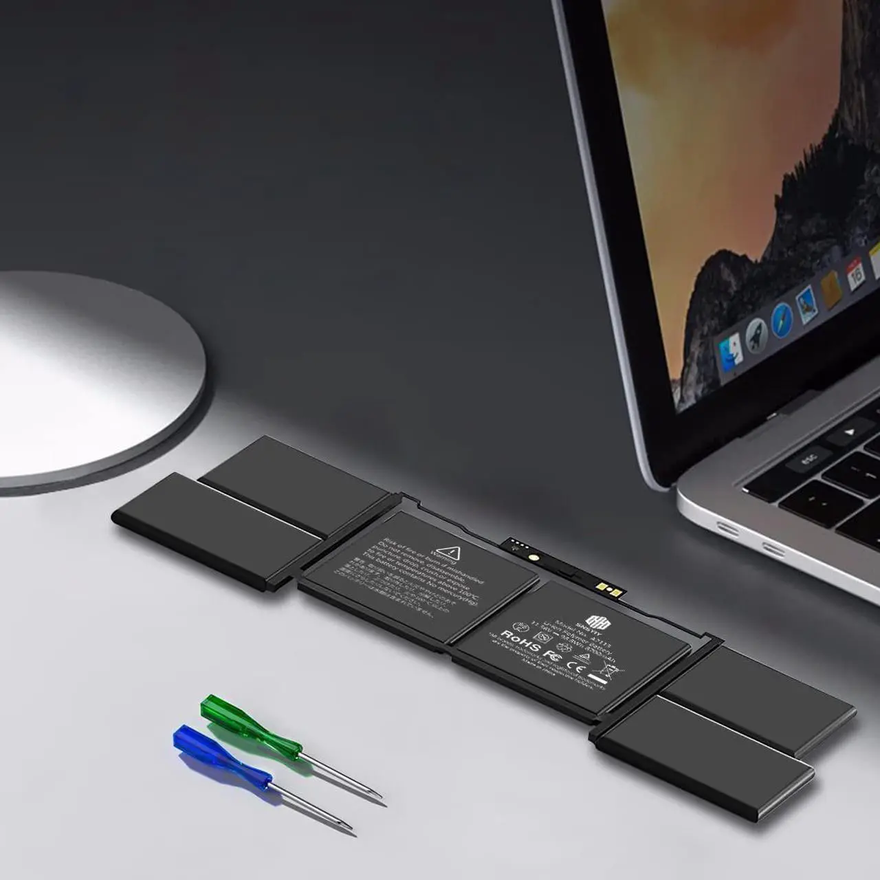 Alt view image 3 of 4 - A2141 MacBook Pro Battery Replacement, A2113 Battery for MacBook Pro 16 Inch A2141 Retina Series (Year 2019 2020) (EMC 3347, MVVL2 MVVL2LL/A MVVM2 MVVM2LL/A MVVJ2 MVVJ2LL/A MVVK2 MVVK2LL/A 8700mAh)