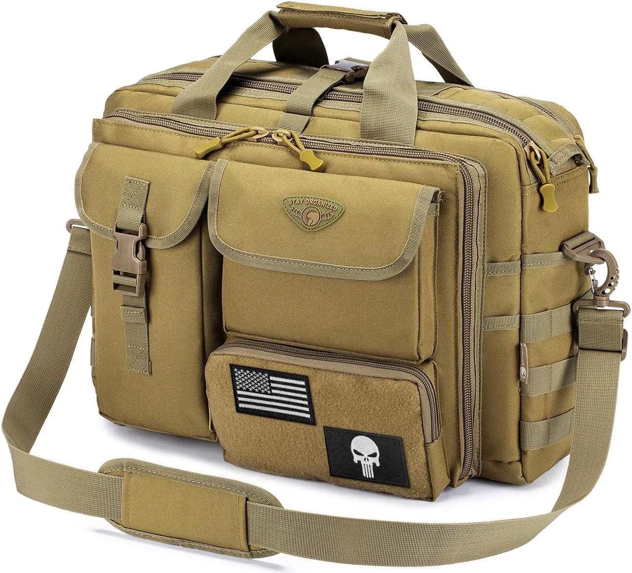 Main image of Stypos Tactical Messenger Bag, Tactical Briefcase for Man Military Laptop Bag Messenger Shoulder Bag