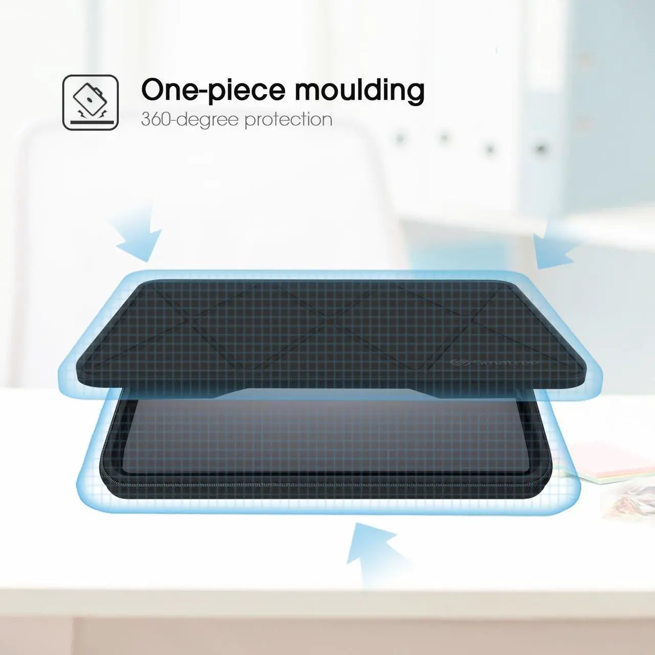 Alt view image 3 of 5 - Smatree Hard EVA Protective Sleeve Compatible for 15.6 inch Lenovo LOQ Essential Gen 9, for 15 inch Lenovo ThinkBook 15 Gen 3/4, Lenovo IdeaPad 5/5i Gen 7, for 16 inch Lenovo ThinkPad Z16 Case (A1600)