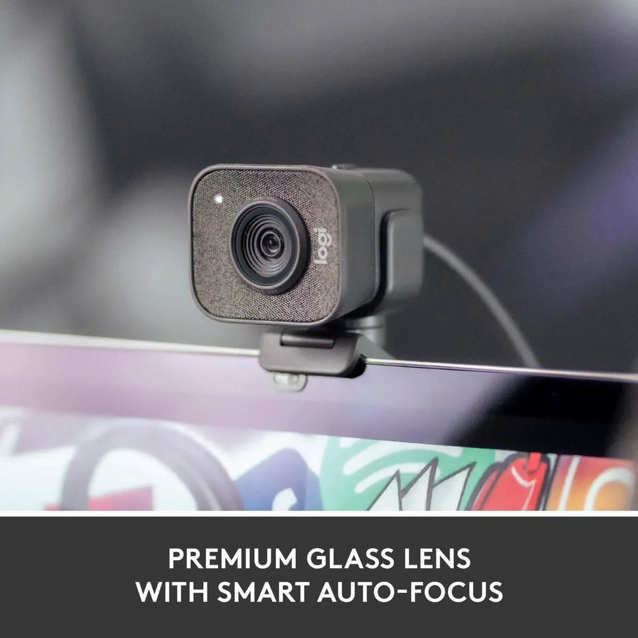 Alt view image 5 of 5 - Logitech StreamCam Plus Webcam with Tripod Mount (Graphite), 1080p