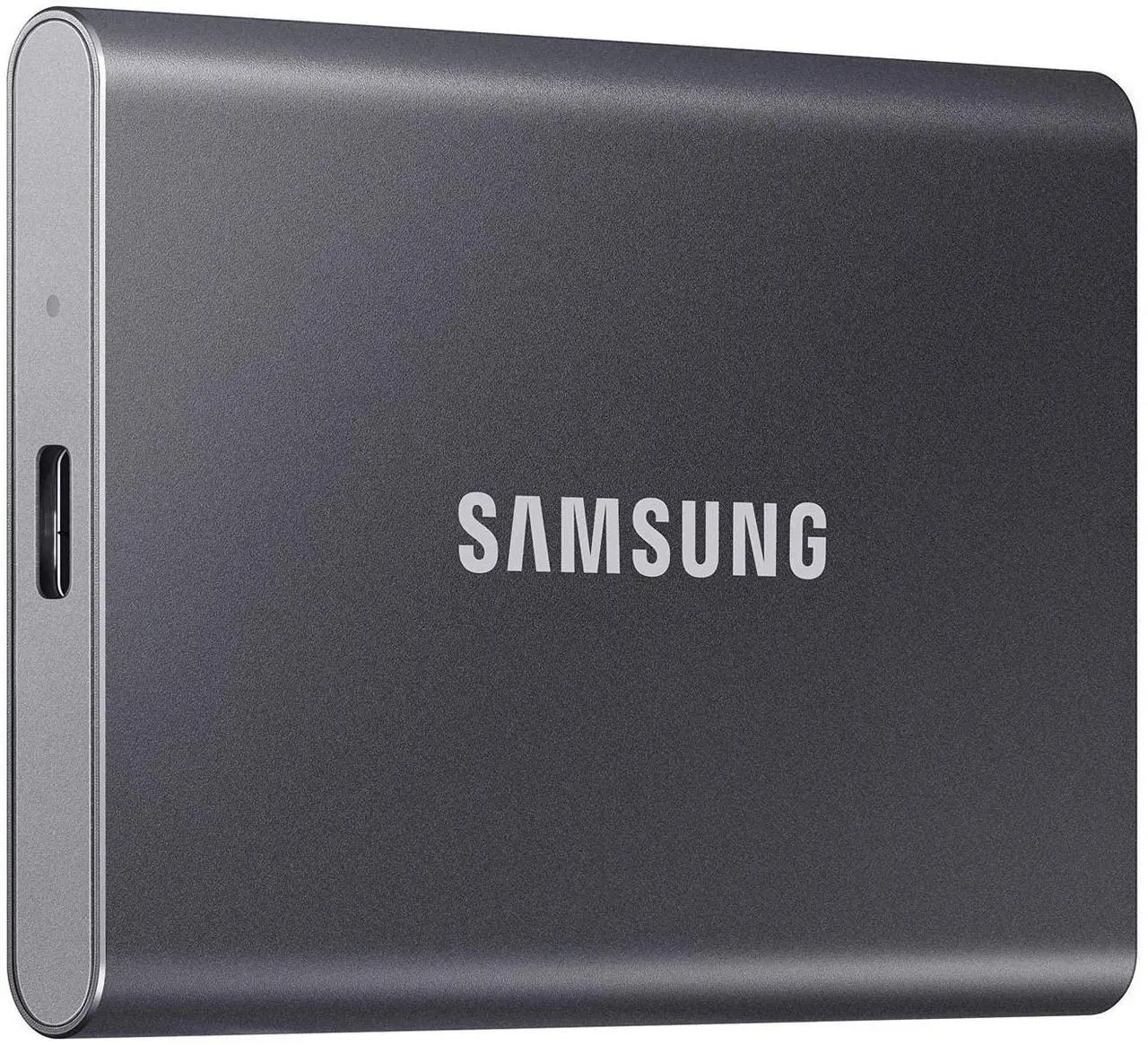 Alt view image 3 of 5 - Samsung T7 Portable SSD 500GB - Up to 1050MB/s - USB 3.2 External Solid State Drive, Blue (MU-PC500H/AM)