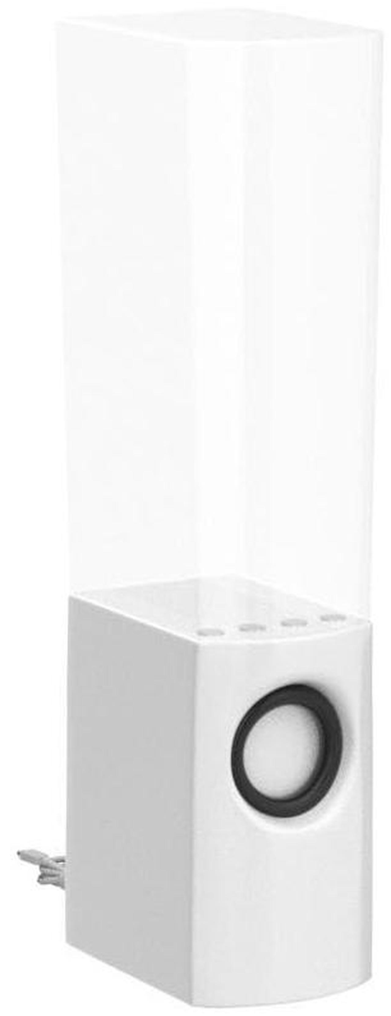 Alt view image 4 of 5 - Aolyty Colorful LED Water Speaker with Dancing Fountain Light Show Sound for PC, MP3 Player, Laptops(White)