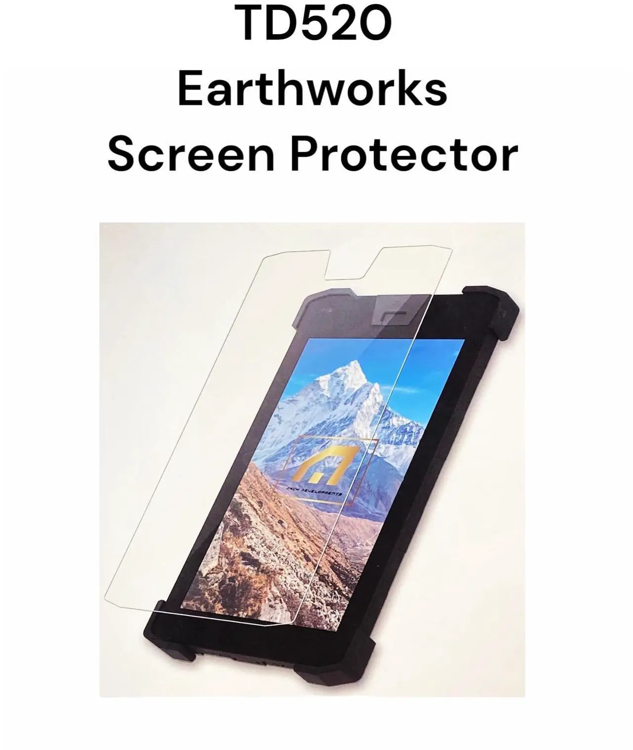 Alt view image 2 of 5 - Arch developments Trimble Earthworks Screen Protector for TD520 Tablet 10"