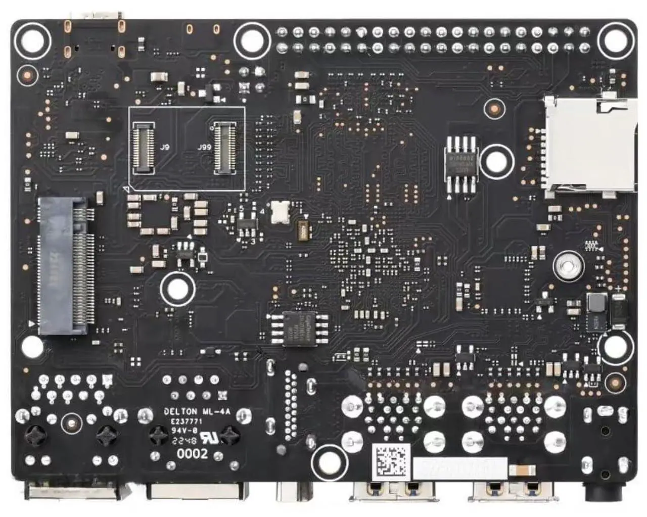 Alt view image 3 of 5 - VisionFive2 RISC-V Single Board Computer, StarFive JH7110 Processor with Integrated 3D GPU, 4GB Memory Kilomega, Without WiFi Module