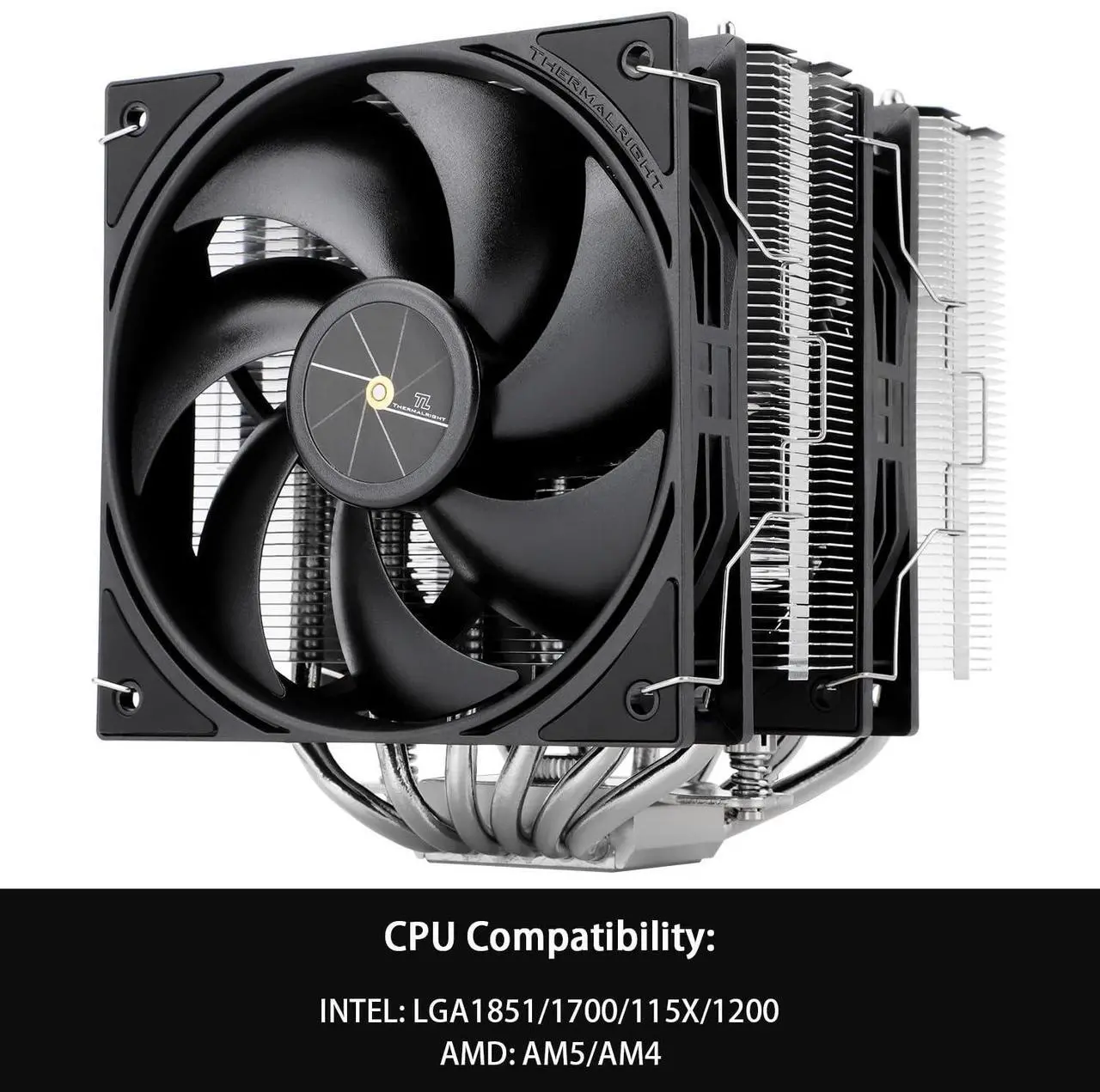 Alt view image 3 of 5 - Thermalright Peerless Assassin 120 SE V3 CPU Air Cooler, 6 Heat Pipes, Double Tower Double Fan, TL-P12 PWM Fans, Aluminium Heatsink Cover, for AM4/AM5/Intel LGA1851/1700/1150/1151/1200(PA120SE V3)