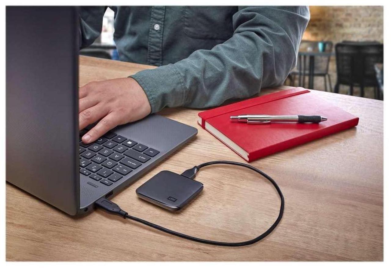 Alt view image 2 of 4 - Western Digital 1TB Elements SE - Portable SSD, USB 3.0, Compatible with PC, Mac - WDBAYN0010BBK-WESN
