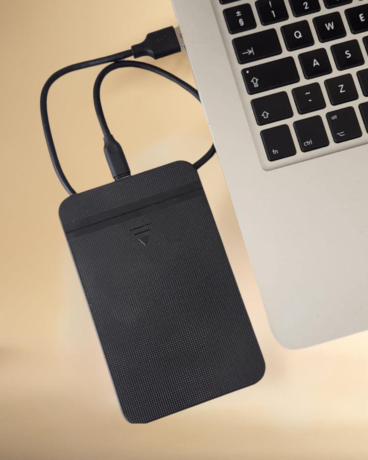 Alt view image 5 of 5 - ezekers Portable 500GB External Hard Drive HDD -- USB 3.0 & USB C for PC, Mac, PlayStation, Phone (Andriod and iPhone 15/16) & Xbox - Ultra Fast