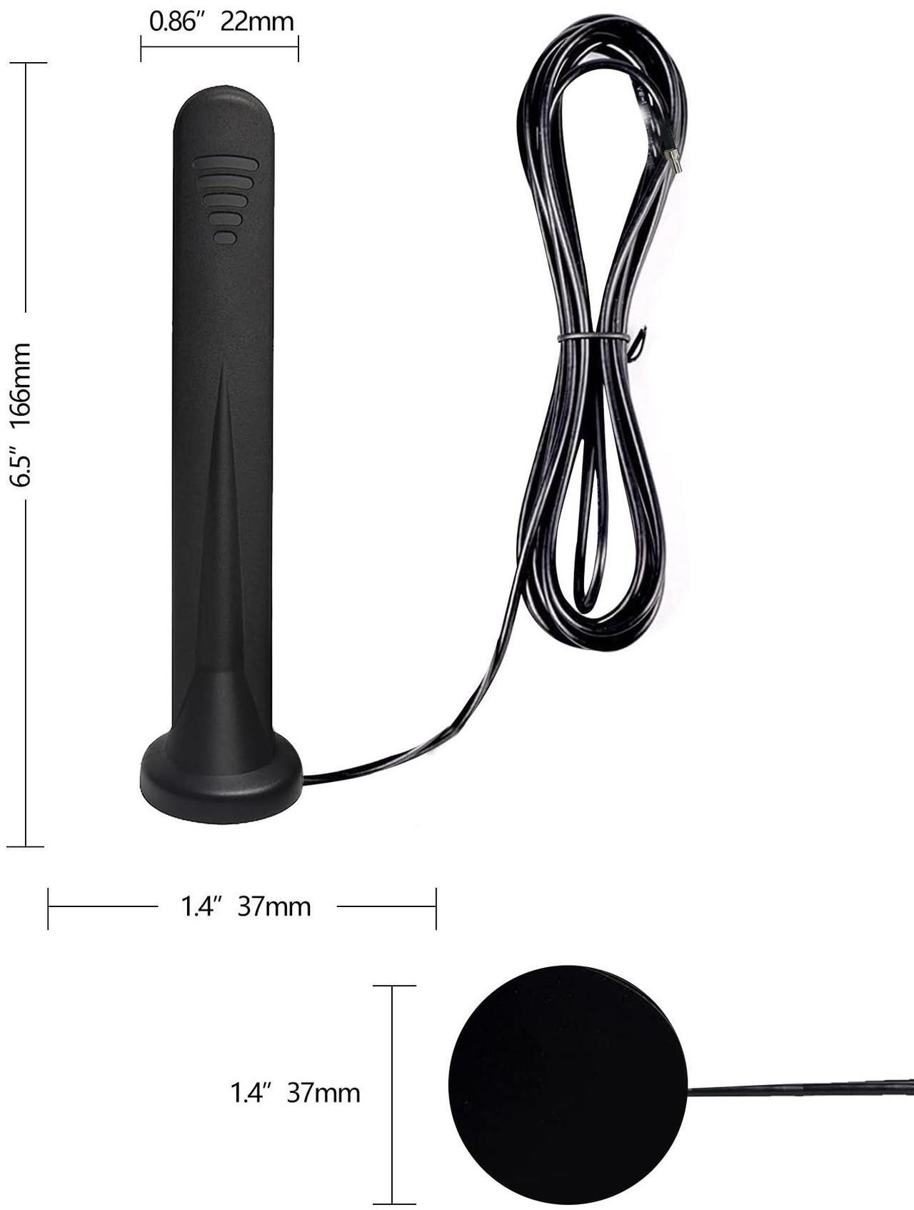 Alt view image 3 of 5 - TS9 Antenna, 12dBi External 5G 4G LTE GSM Magnetic Base Antenna,Compatible with Netgear AT&T Nighthawk M6 MR6110 MR6500 M5 MR5100 MR5200 M1 MR1100 LB2120 Hotspots Router 2 Pack