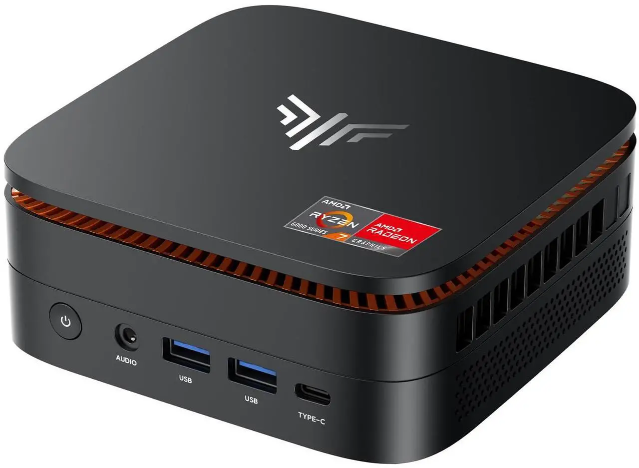 Main image of KAMRUI Hyper H1 Mini Gaming PC, AMD Ryzen 7 6800H, 32GB DDR5 4800MHz 1TB M.2 NVMe PCIe3.0x4 SSD Mini PC(8C/16T,up to 4.7GHz), 16MB L3 Smart Cache, Triple 4K Display/WiFi6/BT5.2/Mini Desktop Computers