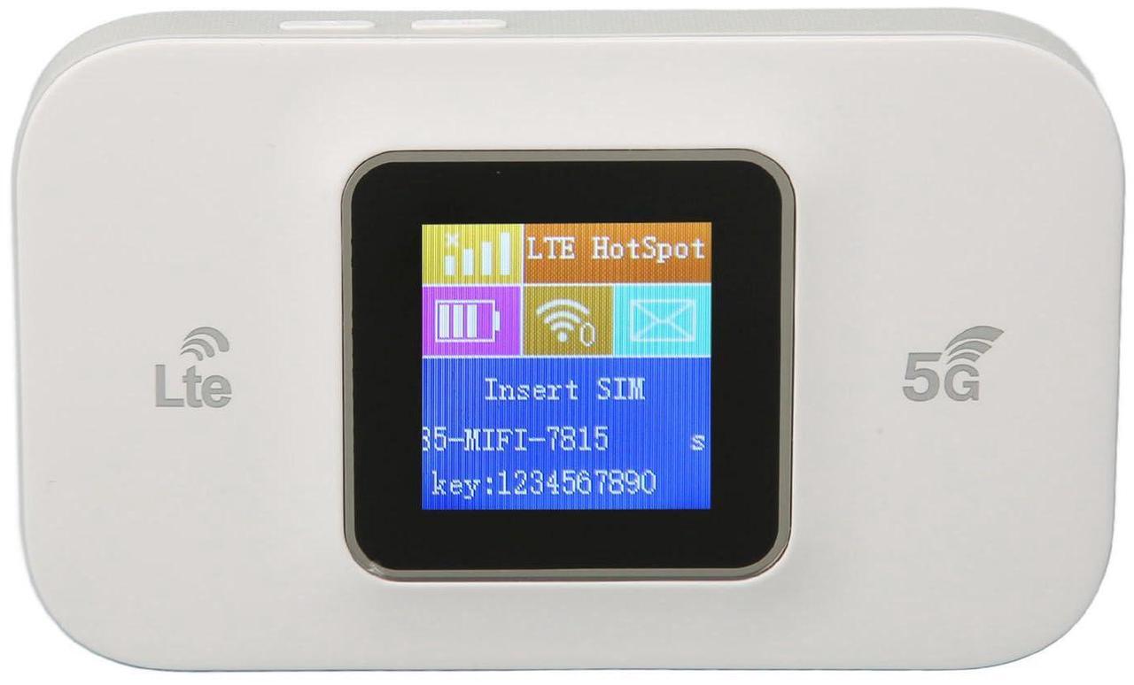 Main image of Zyyini 4G Router, 4G LTE MIFI Unlocked 4G Modem Router with Dual SIM Card Slot, Mini Mobile Hotspot Support 10 Devices, Portable for Europe Asia Region, for Travel