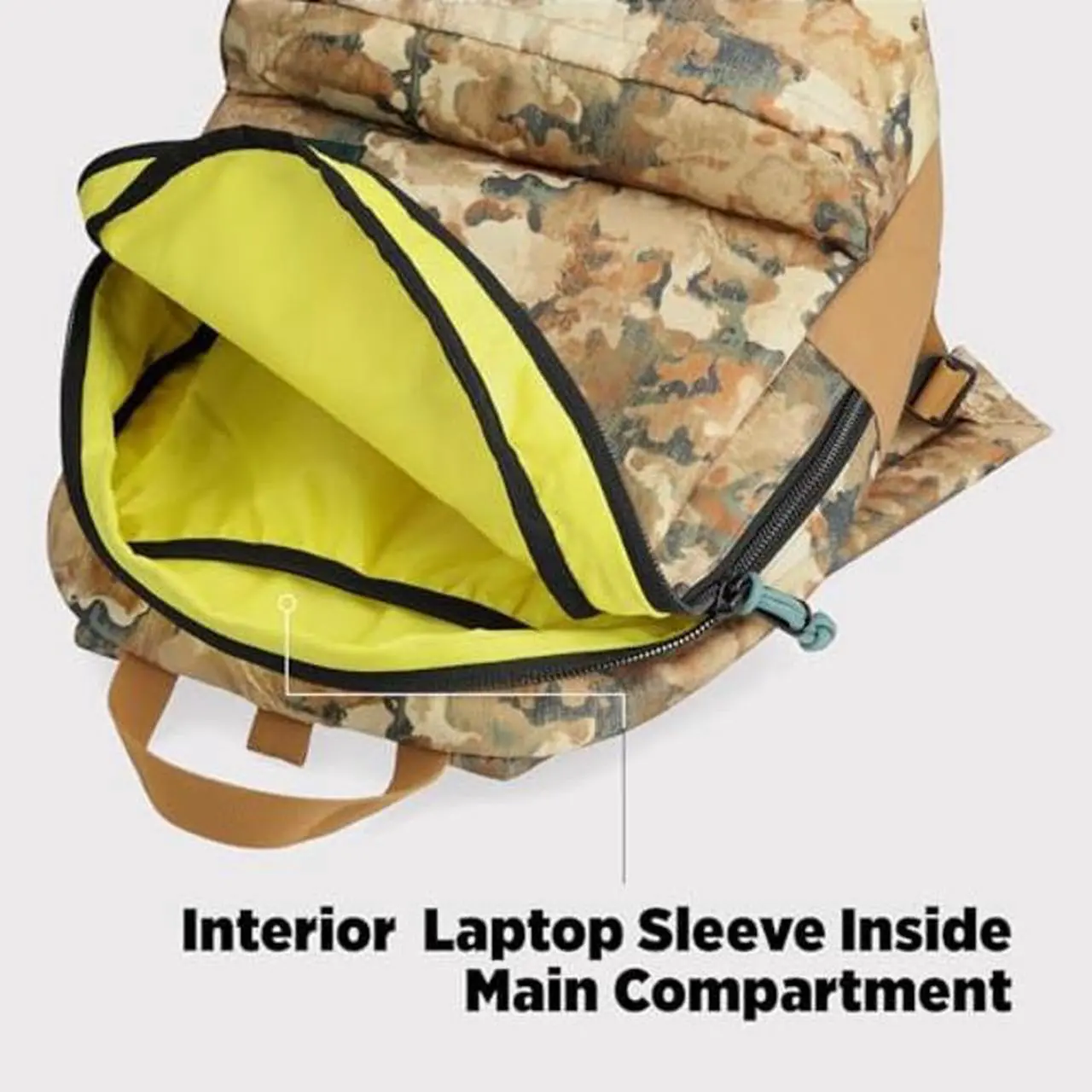 Alt view image 4 of 5 - Topo Designs Dash Pack, Lightweight Laptop Backpack, 100% Recycled Materials, Fair Wear + WRAP Certified, 17L (Camo)
