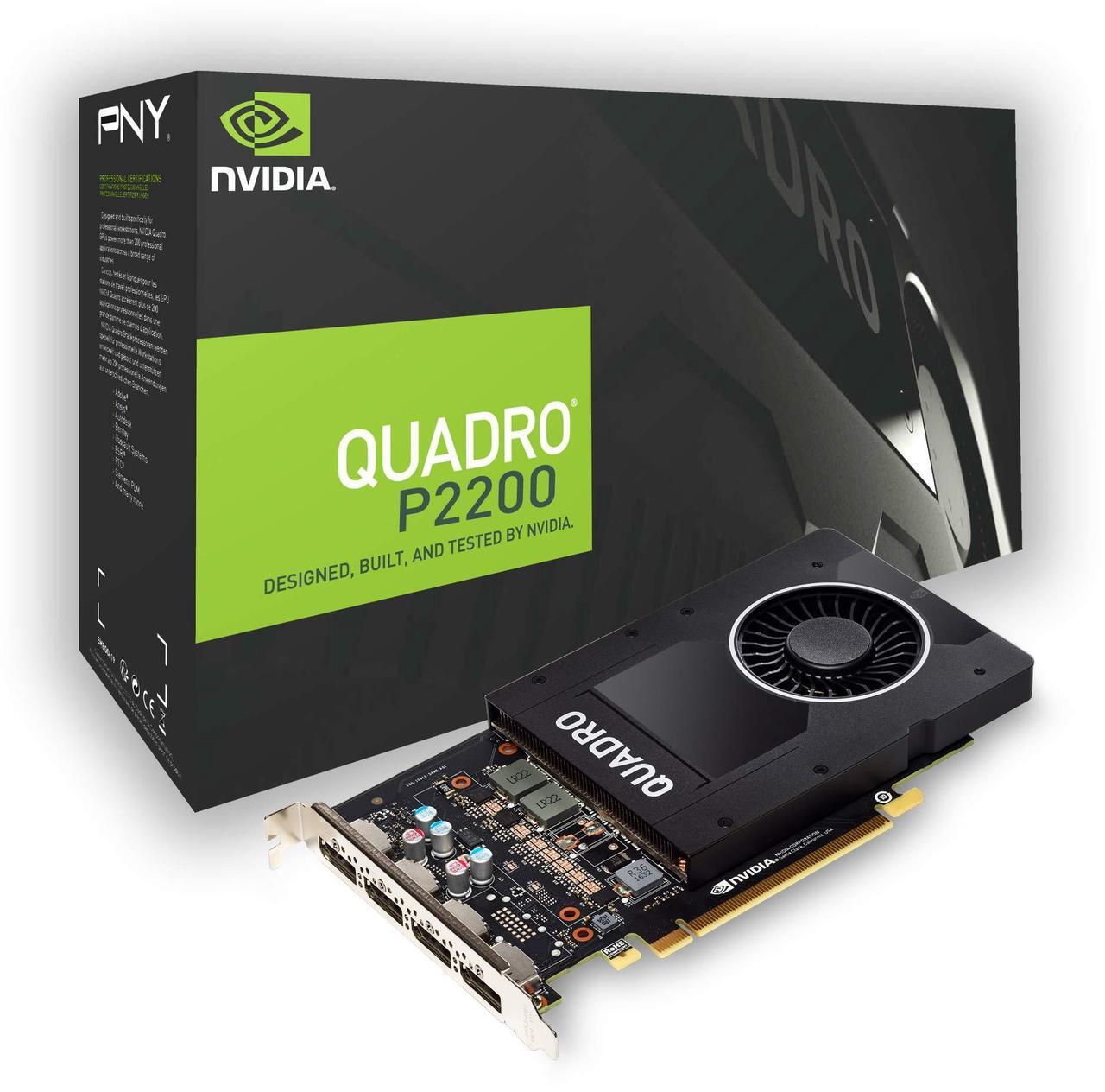 Main image of PNY NVIDIA Quadro P2200, VCQP2200-PB