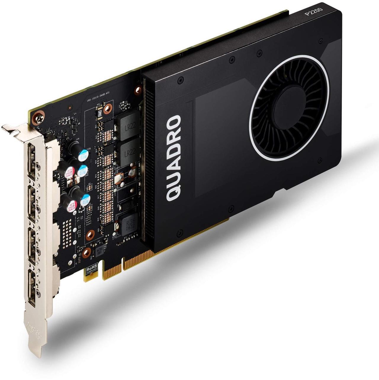 Alt view image 3 of 5 - PNY NVIDIA Quadro P2200, VCQP2200-PB
