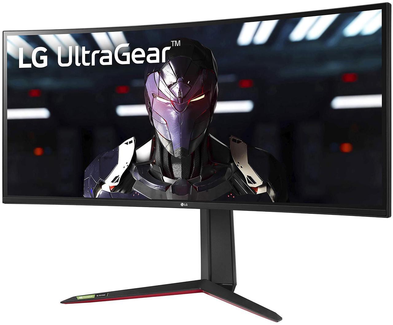 Alt view image 2 of 5 - LG UltraGear QHD 34-Inch Curved Gaming Monitor 34GP83A-B, Nano IPS 1ms (GtG) with VESA DisplayHDR 400, NVIDIA G-SYNC, and AMD FreeSync Premium, 144Hz, Black