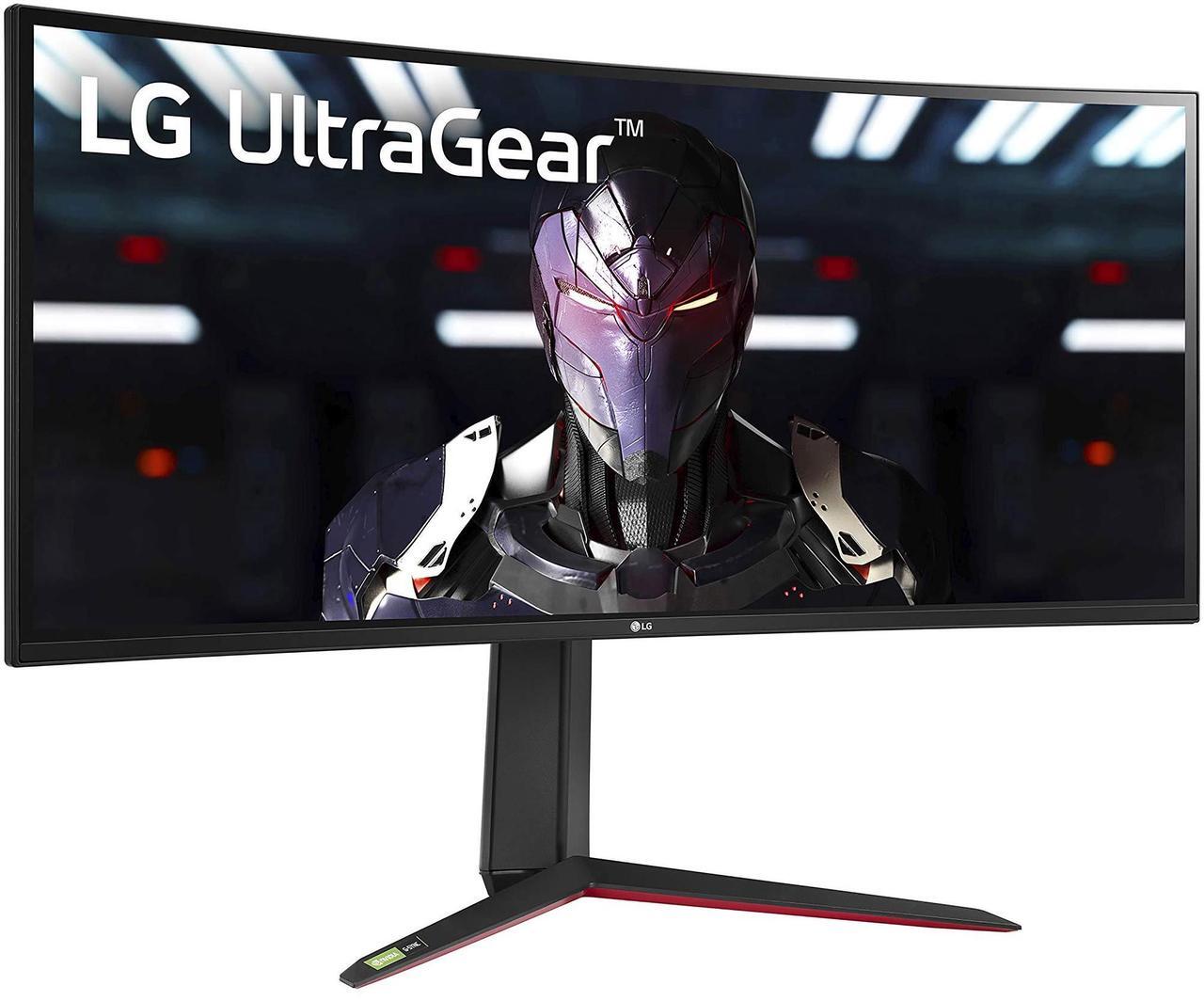Alt view image 3 of 5 - LG UltraGear QHD 34-Inch Curved Gaming Monitor 34GP83A-B, Nano IPS 1ms (GtG) with VESA DisplayHDR 400, NVIDIA G-SYNC, and AMD FreeSync Premium, 144Hz, Black