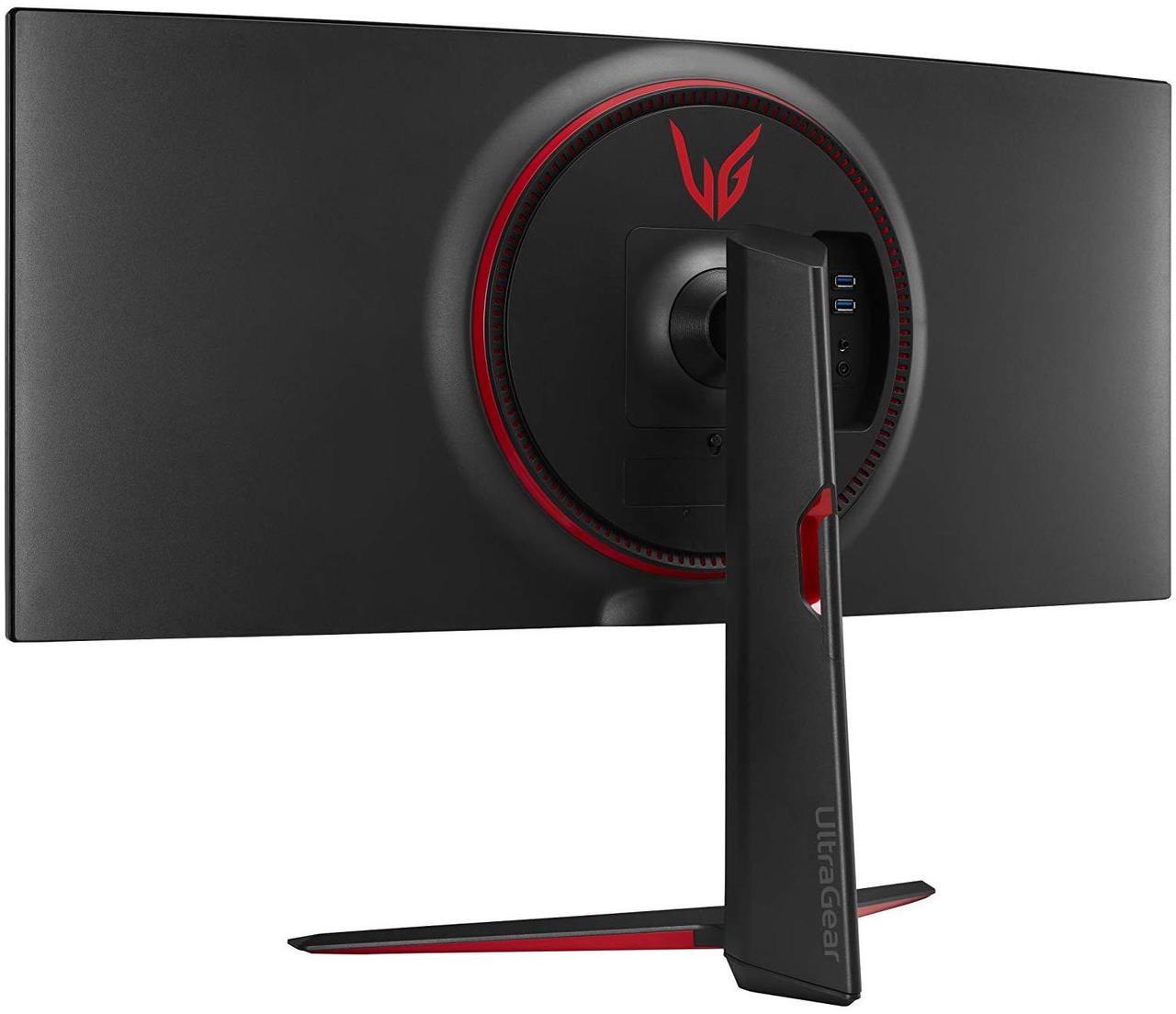 Alt view image 5 of 5 - LG UltraGear QHD 34-Inch Curved Gaming Monitor 34GP83A-B, Nano IPS 1ms (GtG) with VESA DisplayHDR 400, NVIDIA G-SYNC, and AMD FreeSync Premium, 144Hz, Black