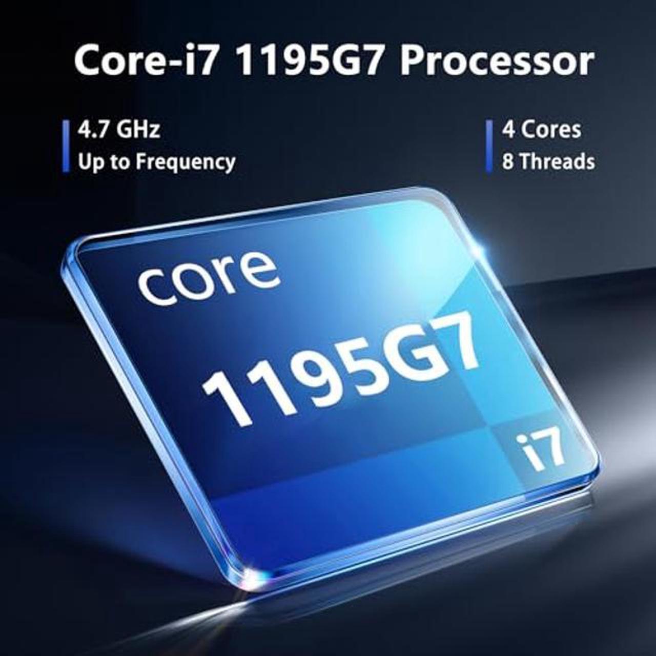 Alt view image 4 of 5 - Laptop i7 1195G7, 15.6 Inch Laptop Computer, Gaming Laptops, 32GB RAM 1TB SSD FHD 1920 * 1080 Display, Fingerprint Unlock Backlit Keyboard WiFi RJ45 HDMI 180 Angle Opening Traditional Laptop Computers