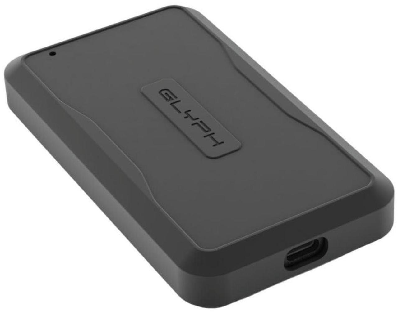 Main image of Glyph Atom PRO External NVMe SSD V2 with 3000 MBPS Transfer Speed, Thunderbolt 3 Connectivity, and Rugged Design (2TB, Black)