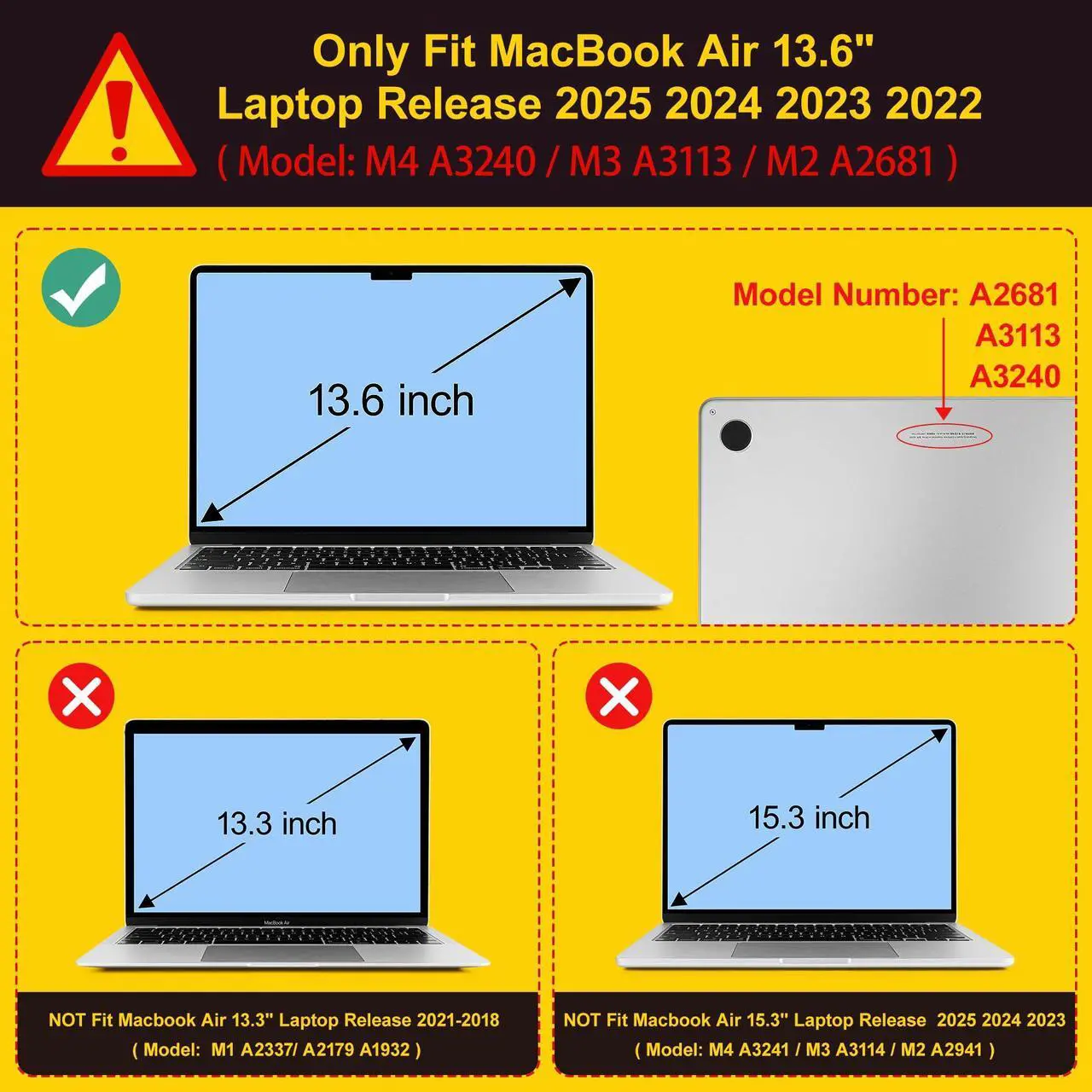 Alt view image 2 of 5 - Mektron Ultra Thin Armor Case Compatible with MacBook Air 13.6 inch Printed Cover 2025-2022 M4 M3 M2 A3240 A3113 A2681, Protective Hard Shell with Fold Kickstand, Purple Marble