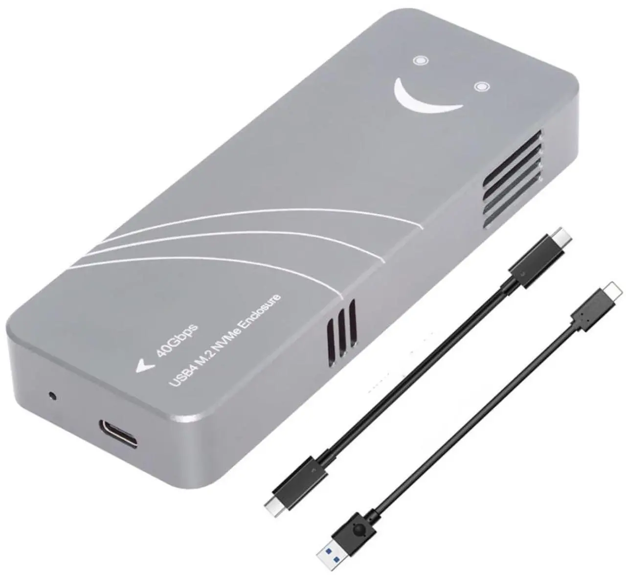 Main image of ChenYang M.2 NVME SSD Enclosure Adapter,USB C 4.0 40Gbps  USB 3.2 Gen 2 20Gbps to NVME SSD Disk External Enclosure with ASM2464 Chipset