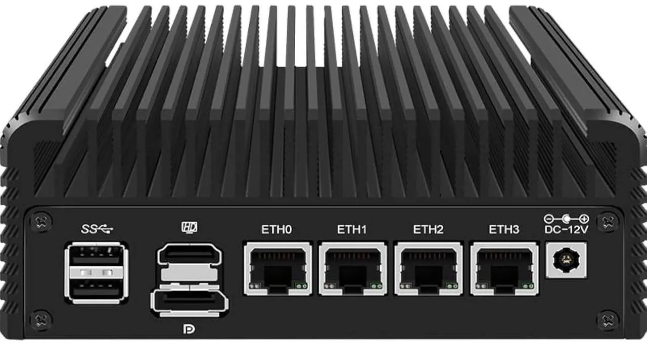 Main image of CWWK Firewall Mini PC Intel N Series N100, DDR5 N0 RAM N0 SSD,4 x 2.5GbE i226V LAN,Micro Router Appliance,AES-NI,OPNsense