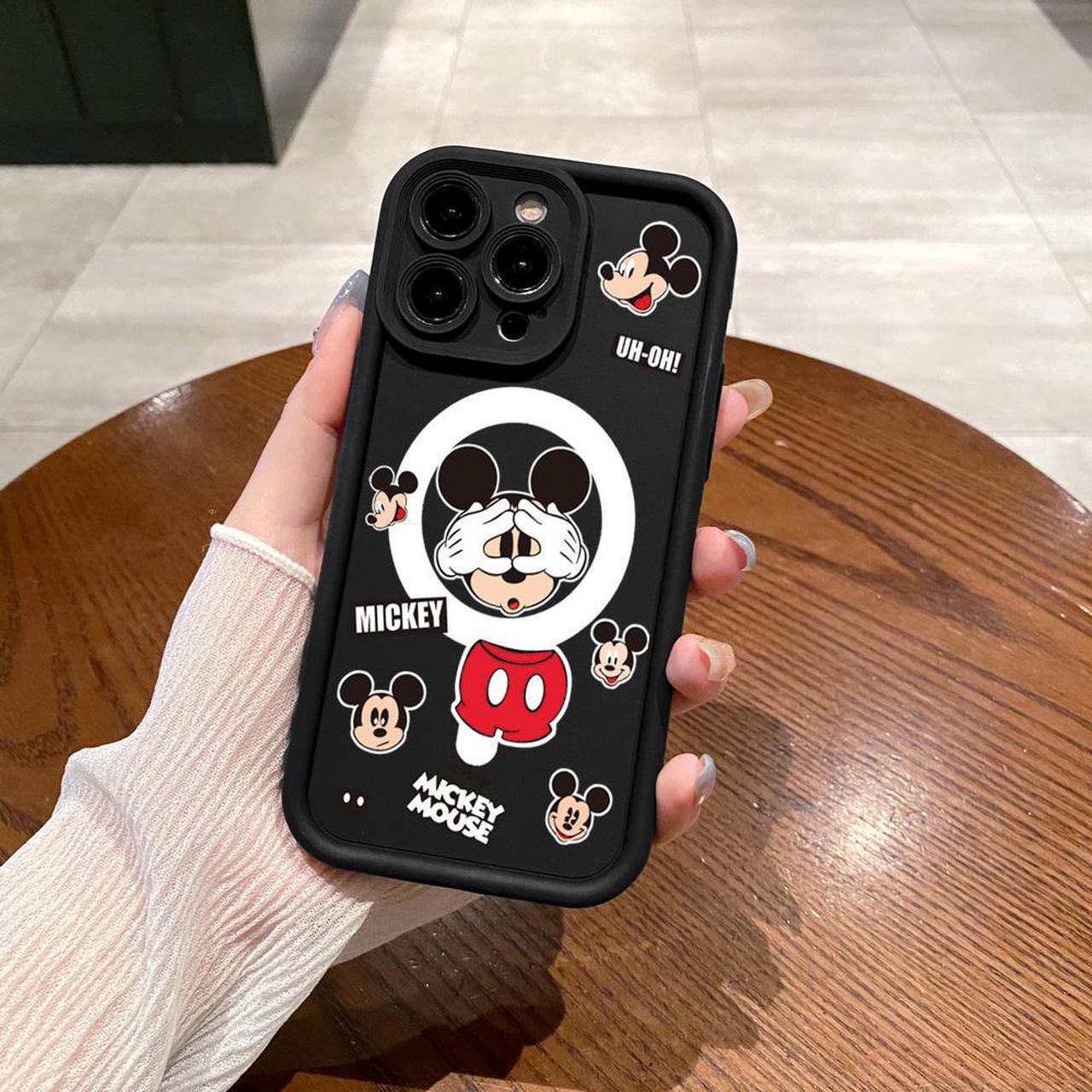 Case For iPhone 11 Pro Max Funny Shinning Mickey Mouse Full Protective Phone Case Anti Drop Cover