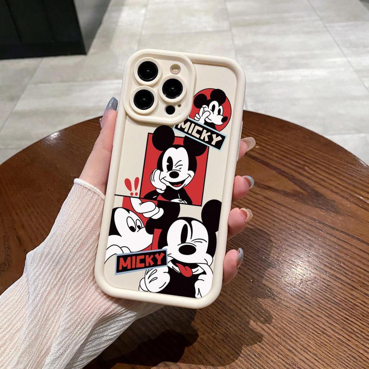 Case For iPhone 11 Pro Max Funny Shinning Mickey Mouse Full Protective Phone Case Anti Drop Cover