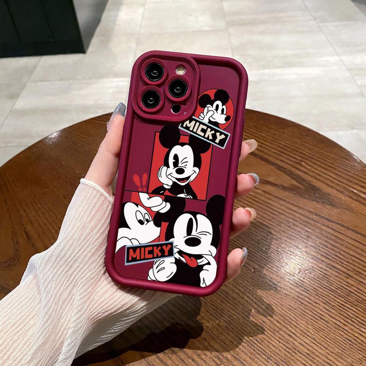 Case For iPhone 11 Pro Max Funny Shinning Mickey Mouse Full Protective Phone Case Anti Drop Cover