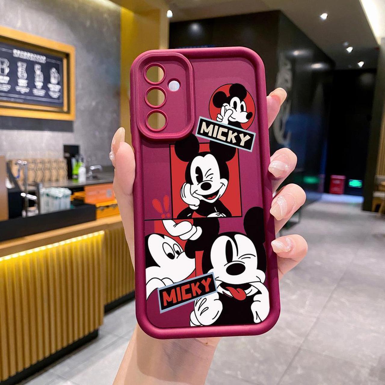 Case For Samsung A55 5G Funny Shinning Mickey Mouse Full Protective Phone Case Anti Drop Cover