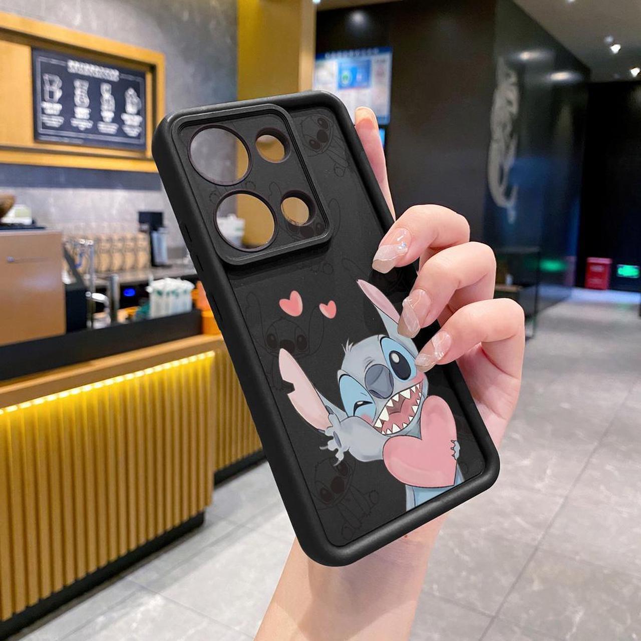 Main image of Case For Infinix Smart 7 Couple Stitch Angel Full Protective Phone Case Anti Drop Cover