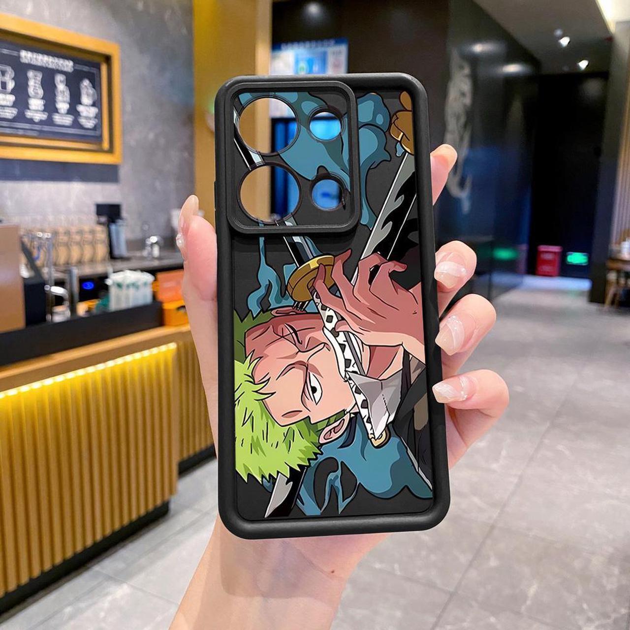 Alt view image 2 of 3 - Case For Redmi Note 13 Pro 5G Zoro Luffy Full Protective Phone Case Anti Drop Cover