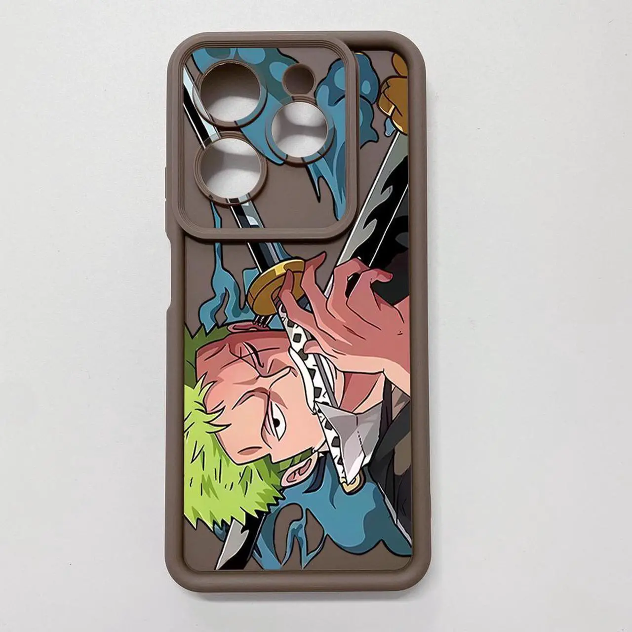 Alt view image 3 of 3 - Case For Infinix Hot 40 Pro Zoro Luffy Full Protective Phone Case Anti Drop Cover