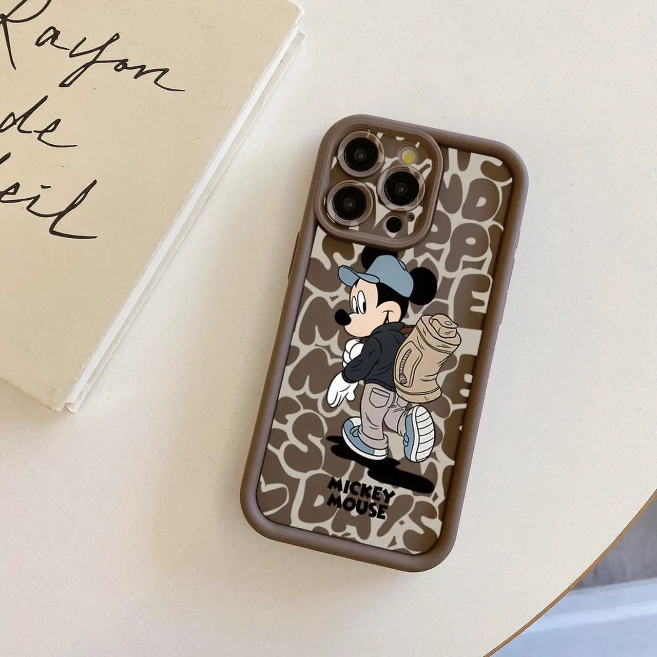 Main image of Case For iPhone 14 Pro Couple Mickey Minnie Full Protective Phone Case Anti Drop Cover