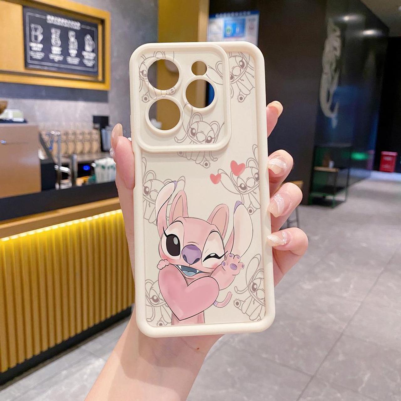 Main image of Case For Infinix Smart 8 Pro Couple Stitch Angel Full Protective Phone Case Anti Drop Cover