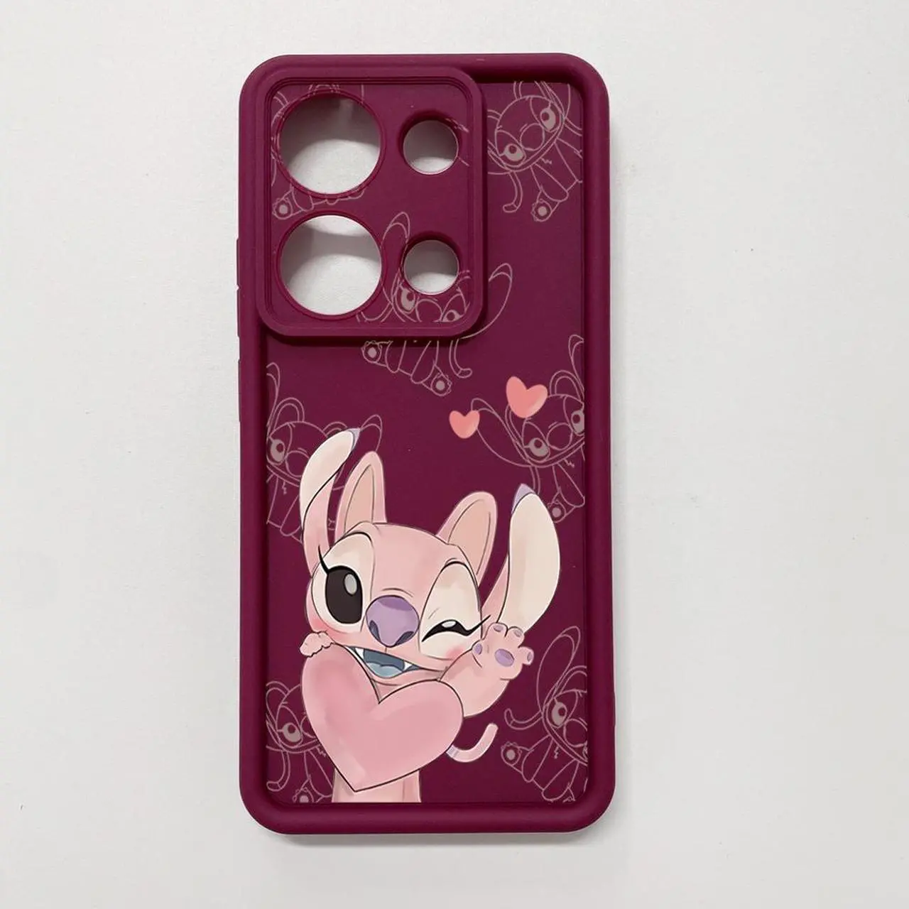 Alt view image 3 of 3 - Case For Redmi Note 13 4G Couple Stitch Angel Full Protective Phone Case Anti Drop Cover
