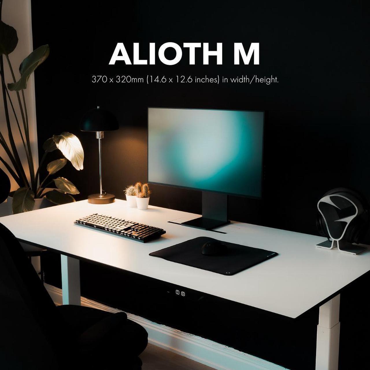 Alt view image 2 of 7 - MIONIX Alioth-M, Gaming Mouse pad, Water resistant, Easy to clean desk pad, Optimized for gaming. (14.6 x 12.6 inches in width/height)