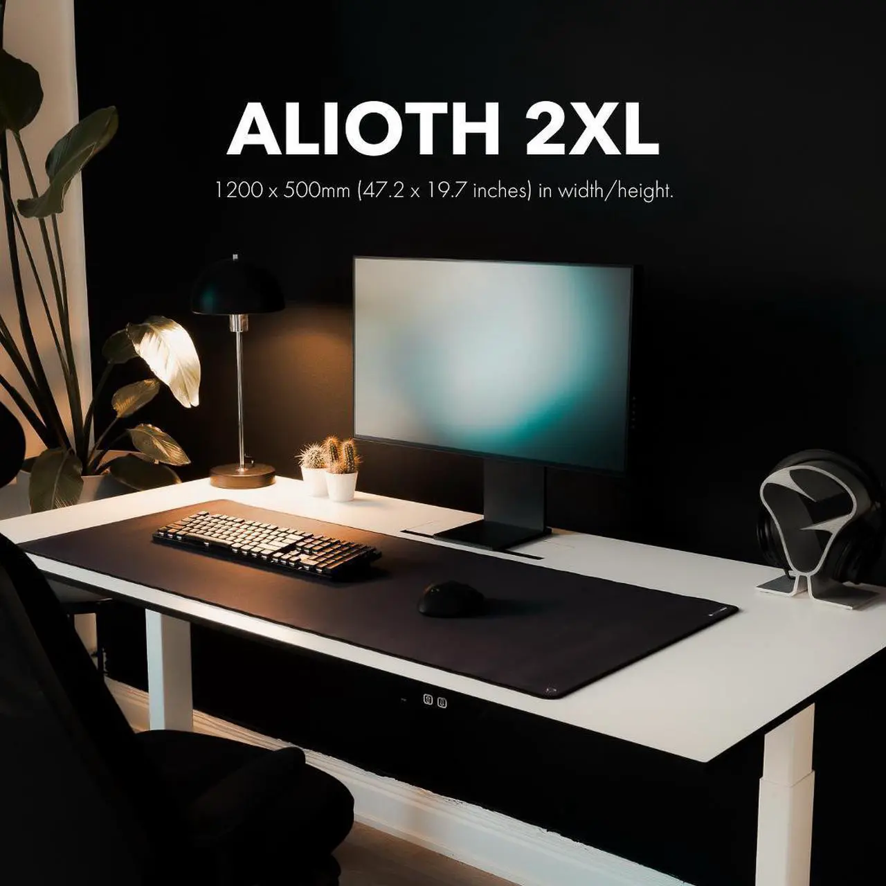 Alt view image 2 of 7 - MIONIX Alioth-2XL, Gaming Mouse pad, Water resistant, Easy to clean desk pad, Optimized for gaming. (47.2 x 19.7 inches in width/height)