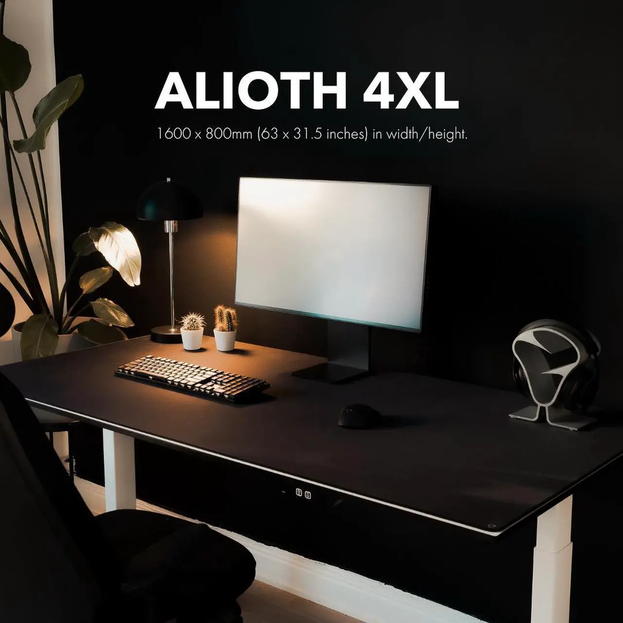Alt view image 2 of 7 - MIONIX Alioth-4XL, Gaming Mouse pad, Water resistant, Easy to clean desk pad, Optimized for gaming. (63 x 31.5 inches in width/height)