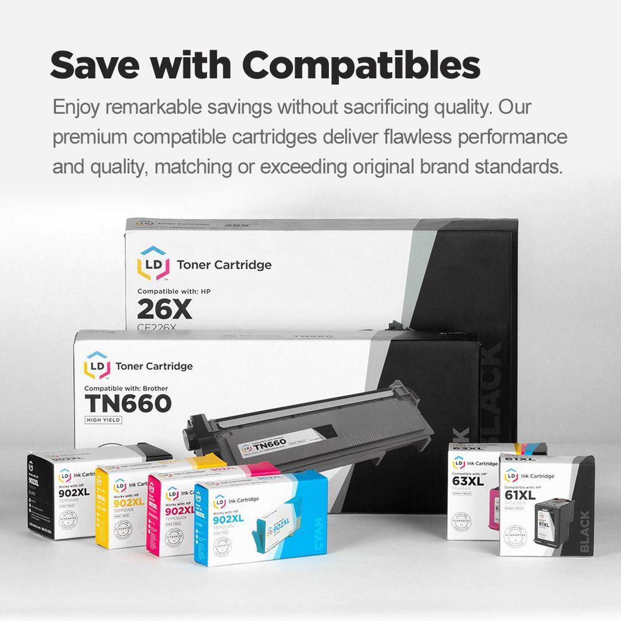 Alt view image 5 of 7 - LD Products Compatible Toner Cartridge Replacement for HP 90A CE390A (Black) for use in LaserJet Enterprise 600: M601dn, M601n, M602dn, M602n, M602x, M603dn, M603n, M603xh, M4555f, M4555fskm & M4555h